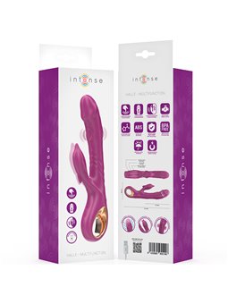 Intense Halle - Vibratore Rabbit Viola con Stimolatore a Delfino
