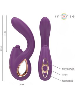 Intense Lali - Vibratore Punto G Multifunzionale con Funzione Spinta