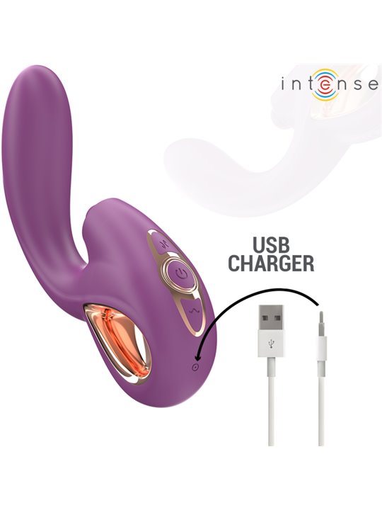 Intense Lali - Vibratore Punto G Multifunzionale con Funzione Spinta
