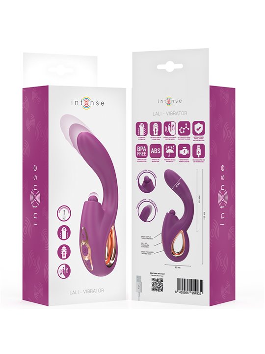 Intense Lali - Vibratore Punto G Multifunzionale con Funzione Spinta