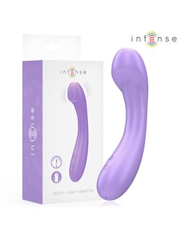Intense Becky - Vibratore in Silicone Viola 19 Cm con Funzione Calore