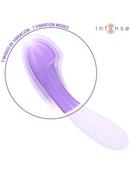 Intense Becky - 19 cm Purple Silicone Vibrator with Heat Function