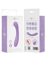 Intense Becky - 19 cm Purple Silicone Vibrator with Heat Function
