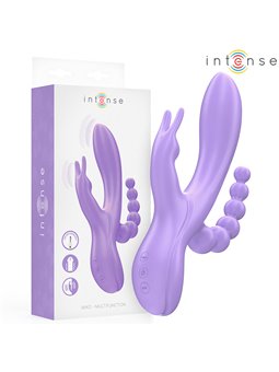 Intense Miko - Vibratore Rabbit in Silicone per Tripla Stimolazione