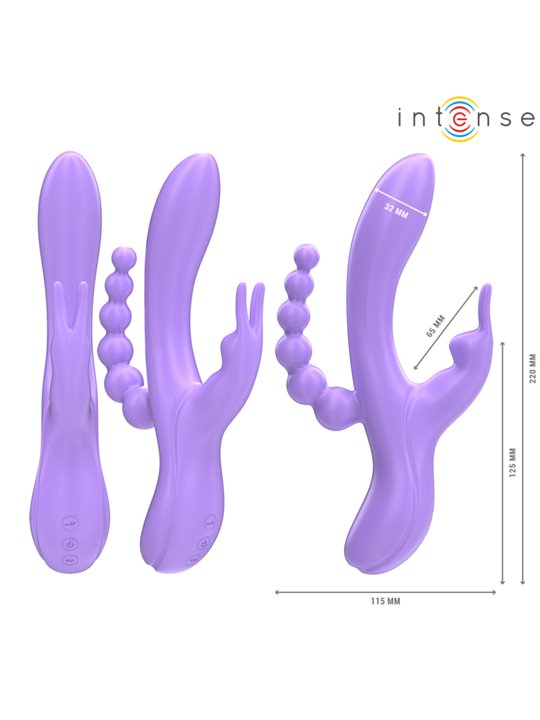 Intense Miko - Silicone Rabbit Vibrator for Triple Stimulation