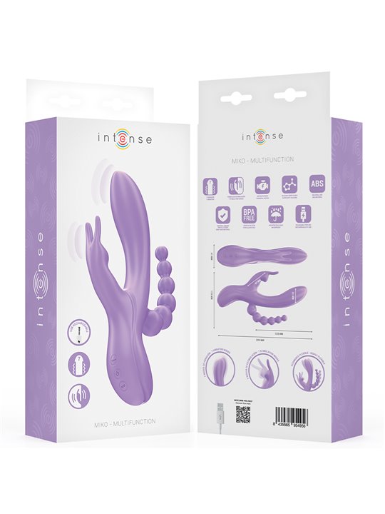 Intense Miko - Silicone Rabbit Vibrator for Triple Stimulation