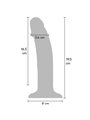 Get Real - Vibratore Pene Realistico in Silicone Viola 19,5 Cm