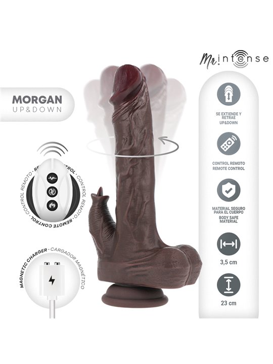 Mr. Intense Morgan - Vibratore Realistico Su e Giù con Telecomando