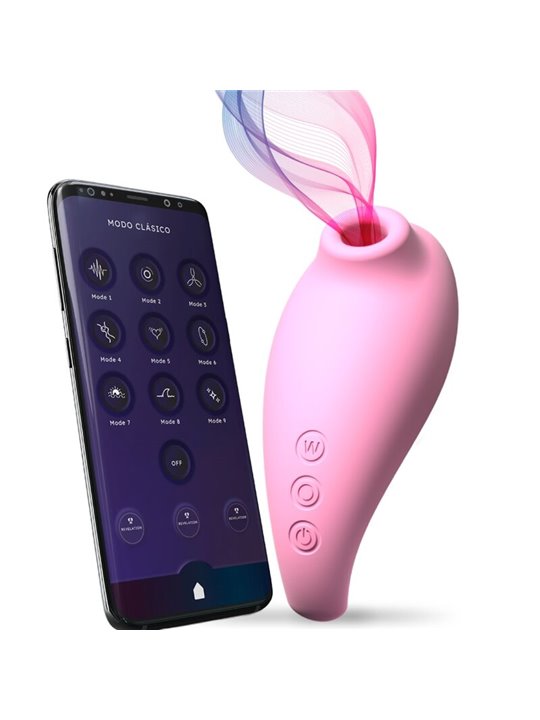 Adrien Lastic Revelation - Massaggiatore Clitoride Rosa con Aspirazione