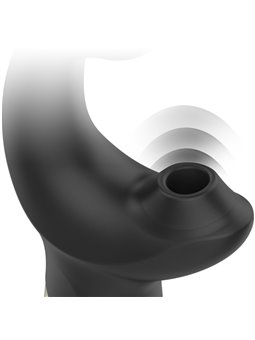 Ibiza Fingering and Pulsing - Vibratore Rabbit Succhia Clitoride Nero