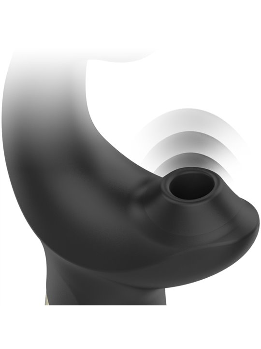 Ibiza Fingering and Pulsing - Vibratore Rabbit Succhia Clitoride Nero