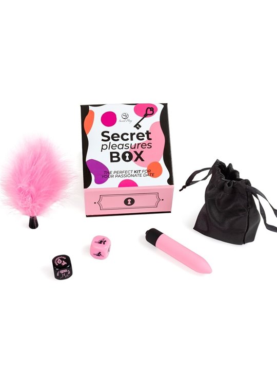 Secretplay Secret Pleasures Box - Kit Vibratore a Proiettile + Accessori