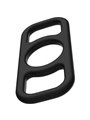 Addicted Toys - Set di Anelli Fallici in Silicone Nero 4 Pezzi