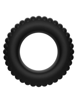 Addicted Toys - Set di Anelli Fallici in Silicone Nero 4 Pezzi