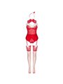 Livco Corsetti LC 90604 - Body + Calze + Cerchietto Natalizio S/M