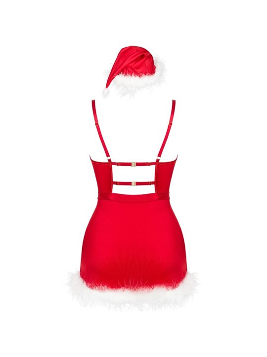 Livco Corsetti LC 90607 - Christmas Theme Chemise + Thong Size L/XL