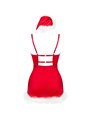 Livco Corsetti LC 90607 - Chemise + Perizoma Tema Natale Taglia L/XL