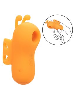Calexotics Buzzing Vibe - Orange Finger Stimulator with 10 Vibrations
