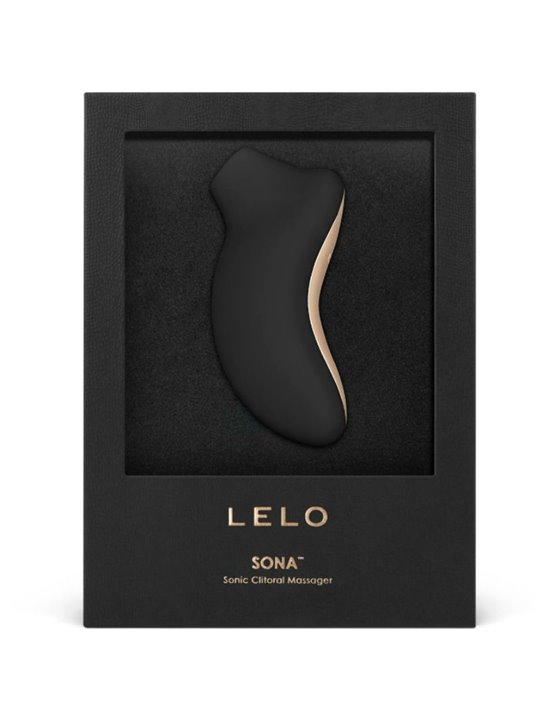 Lelo Sona - Silicone Wave Clitoral Stimulator Black 8 Speeds