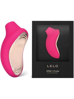 Lelo Sona - Stimolatore Clitorideo a Onde in Silicone Rosso 12 Vel.