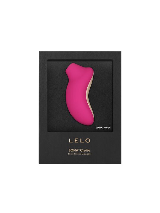 Lelo Sona - Silicone Wave Clitoral Stimulator Red 12 Speeds