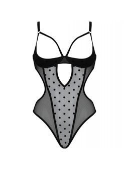 Passion Marina - Black Open Cup Bodysuit Size S/M