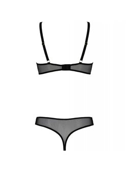 Passion Marina - Black Open Cup Bodysuit Size S/M