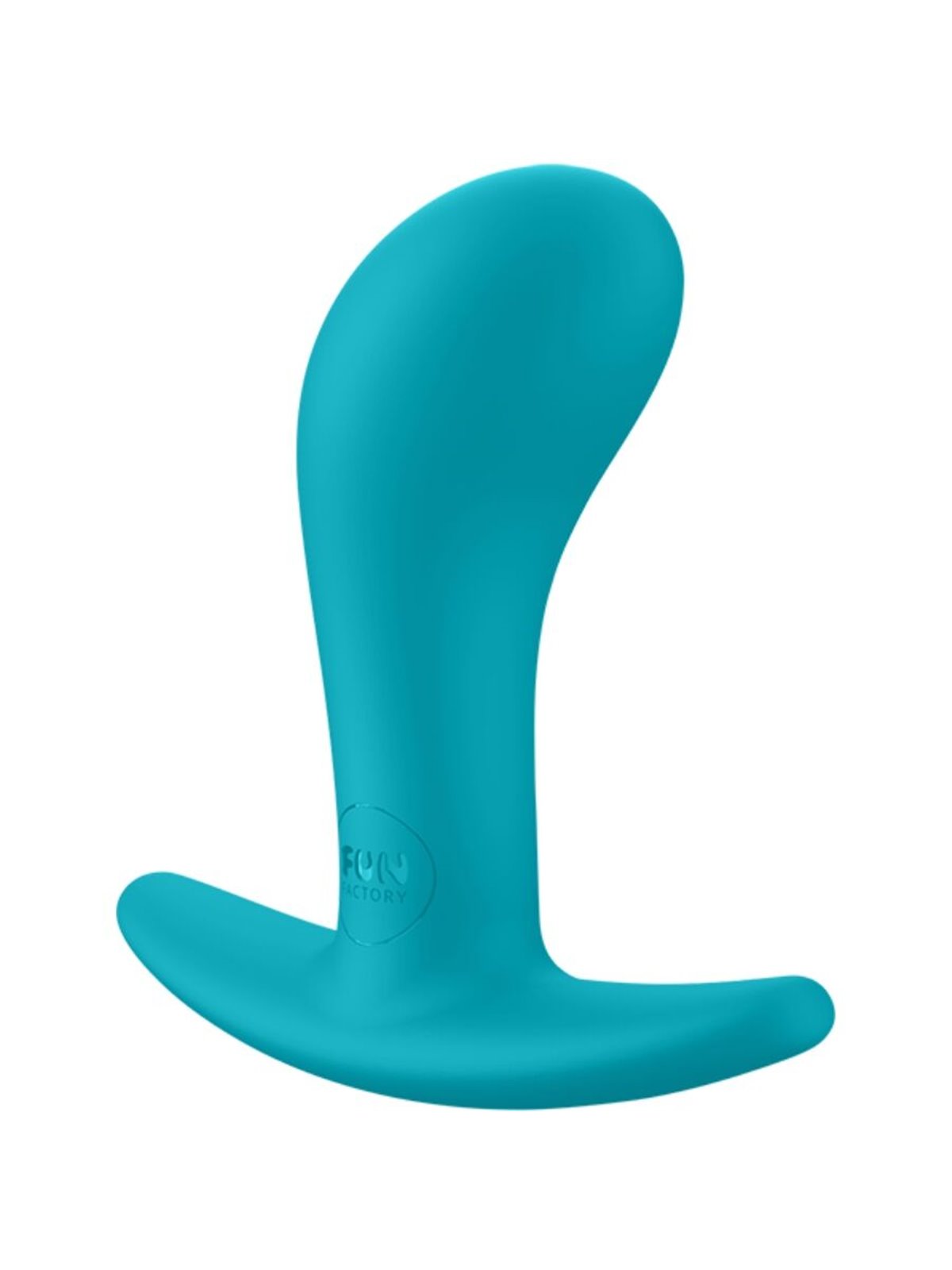 Fun Factory Bootie - Light Blue Silicone Anal Plug Size S 7.9 cm