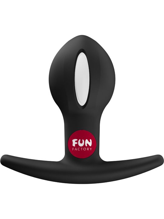 Fun Factory B-Ball Uno - Plug Anale in Silicone Nero con Sfera 7,2 Cm