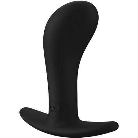 Fun Factory Bootie - Black Silicone Anal Plug Size M 9.5 cm