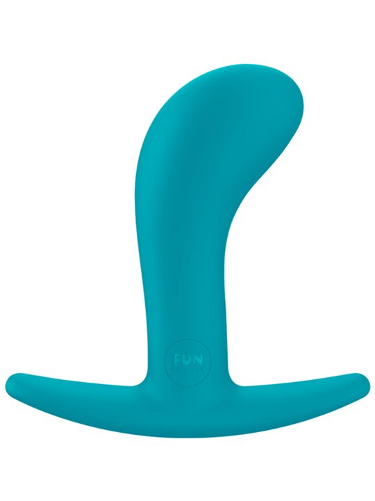 Fun Factory Bootie - Plug Anale in Silicone Azzurro Taglia M 9,5 Cm
