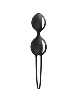 Fun Factory Smartballs Duo - Black Silicone Kegel Balls 70 Grams