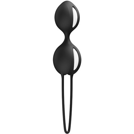 Fun Factory Smartballs Duo - Palle di Kegel in Silicone Nero 70 Grammi