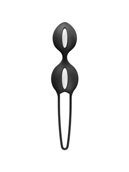 Fun Factory Smartballs Duo - Palle di Kegel in Silicone Nero 70 Grammi