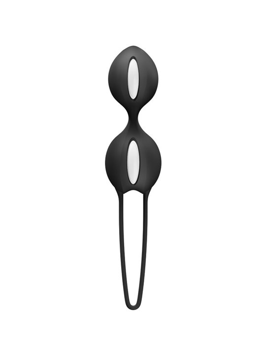 Fun Factory Smartballs Duo - Palle di Kegel in Silicone Nero 70 Grammi