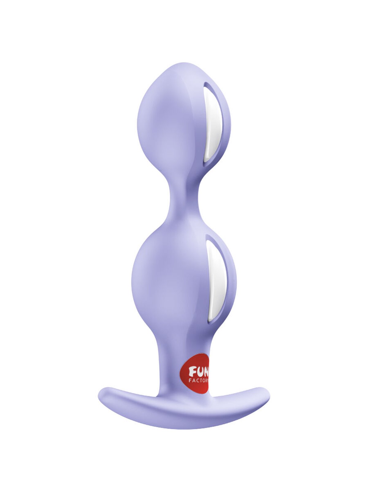 Fun Factory B-Balls Duo - Purple Silicone Anal Plug with Balls 13 cm