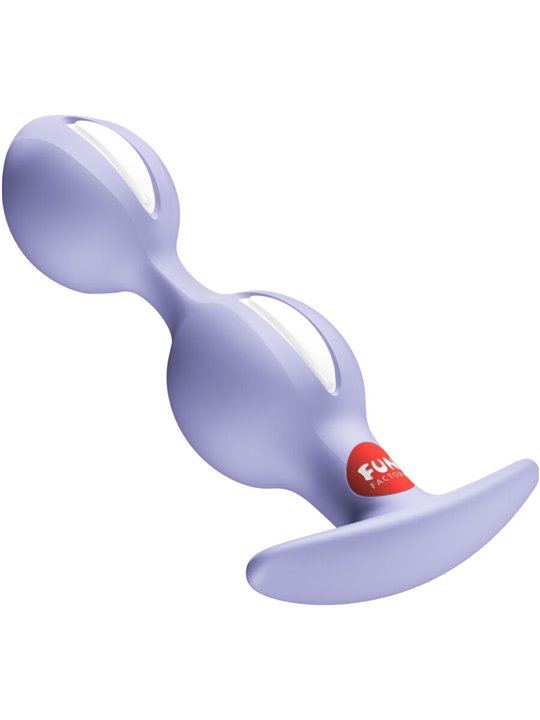 Fun Factory B-Balls Duo - Purple Silicone Anal Plug with Balls 13 cm