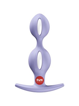 Fun Factory B-Balls Duo - Purple Silicone Anal Plug with Balls 13 cm