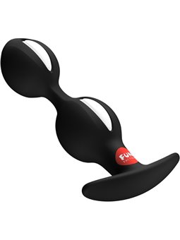 Fun Factory B-Balls Duo - Plug Anale in Silicone Nero con Sfere 13 Cm