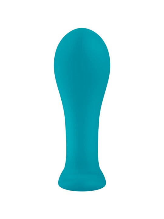 Fun Factory Bootie - Plug Anale in Silicone Azzurro Taglia L 10,9 Cm