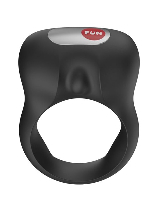 Fun Factory Steady - Black Silicone Vibrating Cock Ring