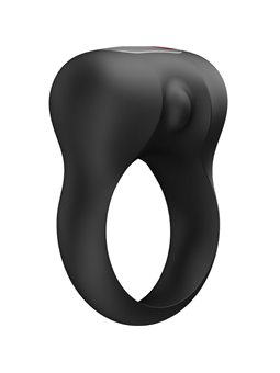 Fun Factory Steady - Black Silicone Vibrating Cock Ring