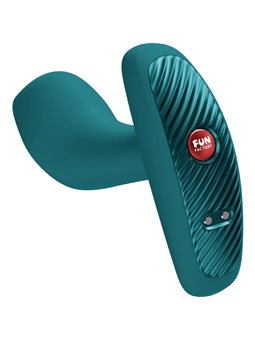 Fun Factory Bootie Vibe - Vibratore Anale in Silicone Verde 9,6 Cm