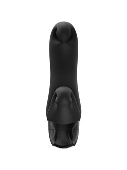 Fun Factory Ocean - Vibratore Rabbit in Silicone Nero 14,5 Cm