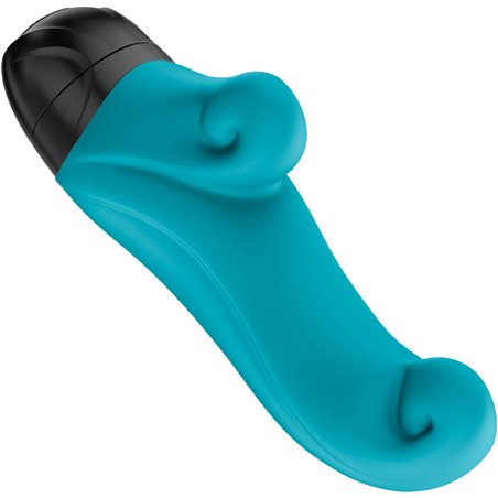 Fun Factory Ocean - Vibratore Rabbit in Silicone Acquamarina 14,5 Cm