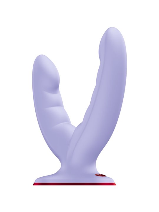 Fun Factory Ryde - Doppio Dildo in Silicone Viola con Ventosa