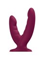 Fun Factory Ryde - Doppio Dildo in Silicone Bordeaux con Ventosa