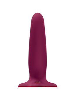 Fun Factory Ryde - Doppio Dildo in Silicone Bordeaux con Ventosa