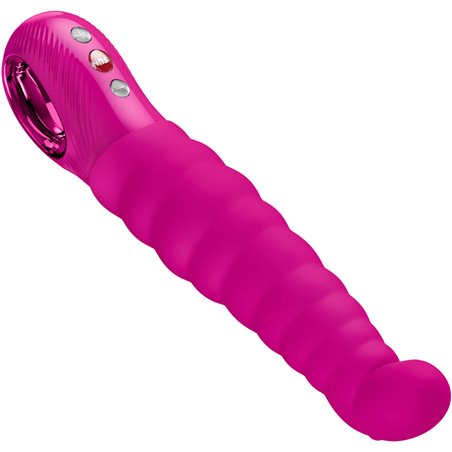 Fun Factory Patchy Paul - Vibratore Punto G in Silicone Fucsia 23 Cm