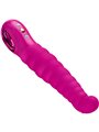 Fun Factory Patchy Paul - Fuchsia Silicone G-Spot Vibrator 23 cm